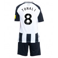 Newcastle United Sandro Tonali #8 Fußballbekleidung Heimtrikot Kinder 2024-25 Kurzarm (+ kurze hosen)